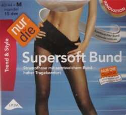 ND Tights Supersoft waist almond 15d M