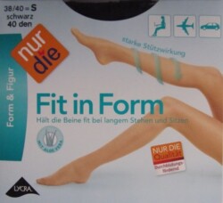ND ladies tights Fit in Form black 40d S