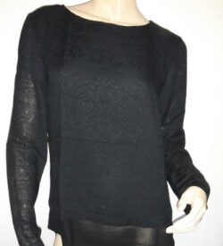 Tom Tailor black 2in1 blouse 38