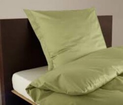 duvet set satin plain singl gree 160x210