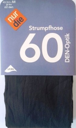 ND la 60D Stocking blk/gry/viol 38->48