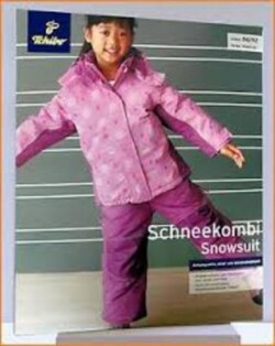 Toddler girls snowsuit 74/80
