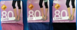 ND Capri Legg Black/lapis/mag 80d s/m/l