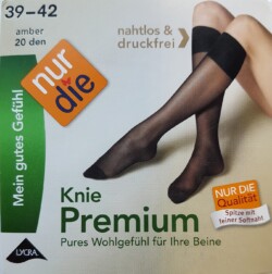 ND la knie premium 20D amber 39-42