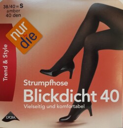 ND blickdicht 40D amber 38/40 S