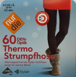 ND Thermo tights 60D grey 44/48 L