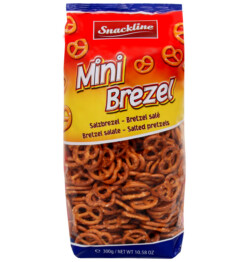 Snackline Mini pretzel 300g (30)