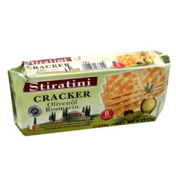 Stir. Cracker olive oil/rosemary 250g(12