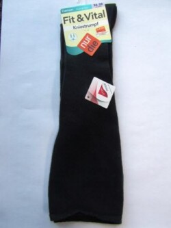 ND la form&figure knee socks black 36-38