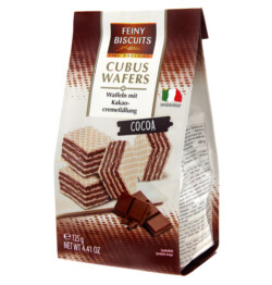 Feiny Cubus Wafers Cocoa 125g (12)
