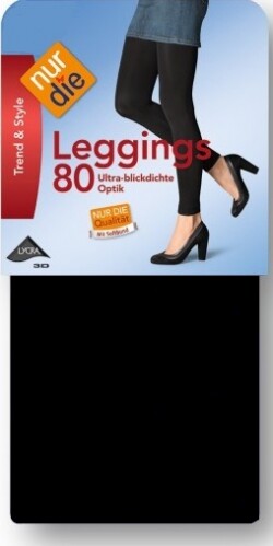 ND ladies comfort leggings 80d black XL