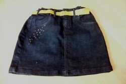girls jeans skirt  rivet  146/152