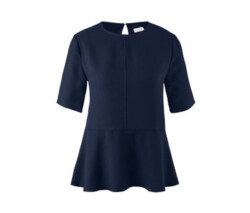 la. blouse halfsleeve blue  46