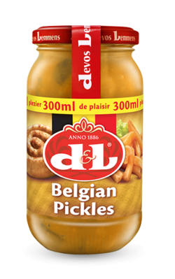 D&L Belgian Pickles 300ml (12)