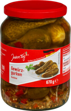JT Whole Gherk. Gewuerzgherkins 720ml(12