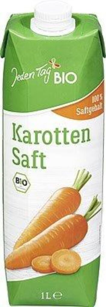 JT Organic Carrot Juice 1l (6)