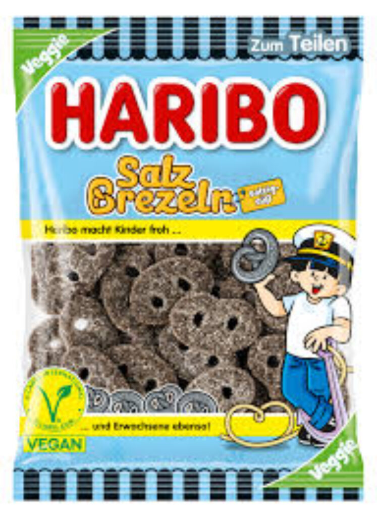Haribo Lakritz Salz Brezeln 175g (12)