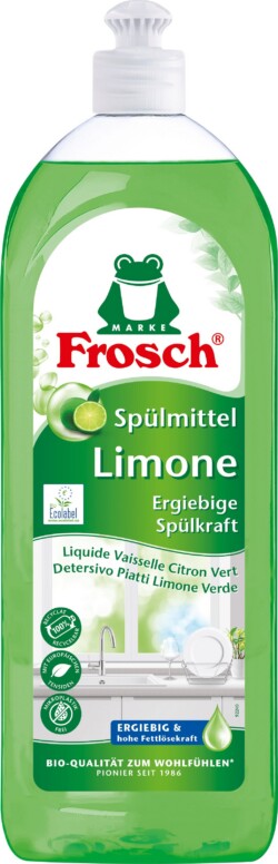 Frosch diswashing Liq. lime 750ml (10)