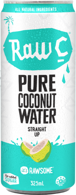 Raw C coconut water natural can 325ml(12