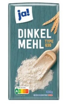 JA Spelt Flour Typ 630 1kg (10)