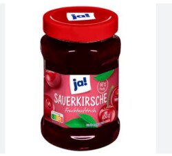 JA Jam Sour cherries 60% 450g (10)
