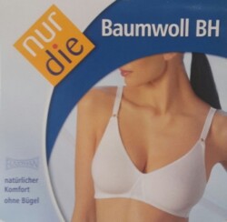 ND Cotton Bra Wireless Black 75C
