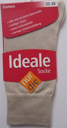 ND ladies Die ideale Sock beige 35-38