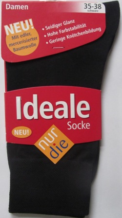 ND ladies Die ideale Sock black 35-38
