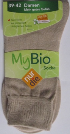 ND Ladies My Bio Sock beige 39-42